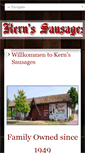 Mobile Screenshot of kernssausage.com